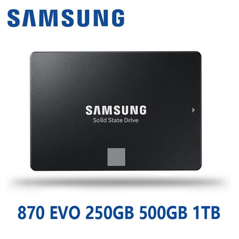 samsung 870 evo ssd 250gb 500gb 1tb sata3 2.5인치 내부 솔리드 스테이트 드라이브 hdd 하드 디스크 노트북 pc 870evo 250g 500g