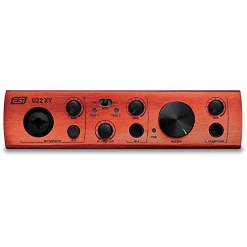 ESI U22 XT[2IN 2OUT 프로페셔널 24bit USB 오디오 인터페이스], 상품명참조