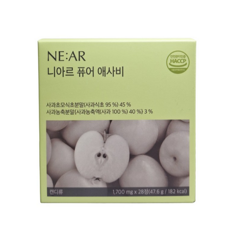 니아르 퓨어애사비 애사비 고체애사비 애사비캔디 혈당캔디 다이어트 혈당케어 1,700mg X 28