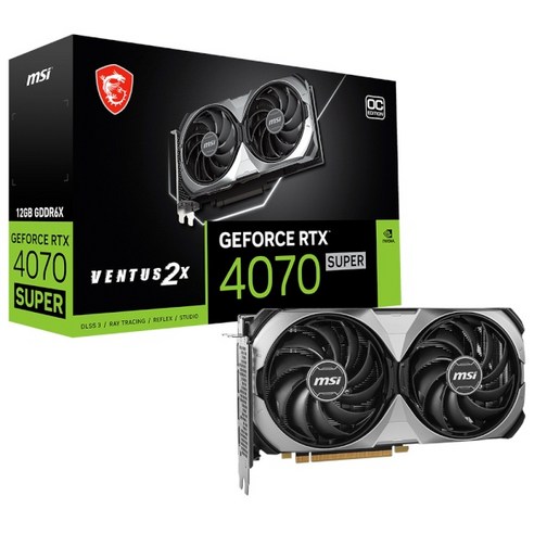 [MSI] GeForce RTX 4070 SUPER 벤투스 2X OC D6X 12GB