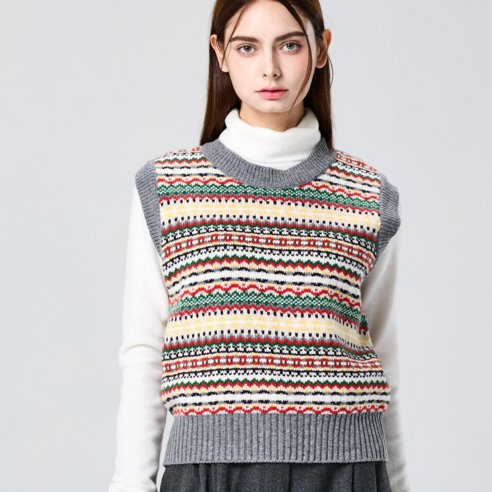 메이드인니트 위글위글울조끼, 일상 속의 따뜻한 포근함 위글위글