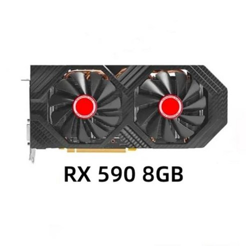 AMD GPU 그래픽 카드 RX 590 GME Radeon RX590 8GB GDDR5 256 비트 비디오 스크린 데스크탑 컴퓨터 게임 지도, 3 RX 590 8GB, 03 RX 590 8GB