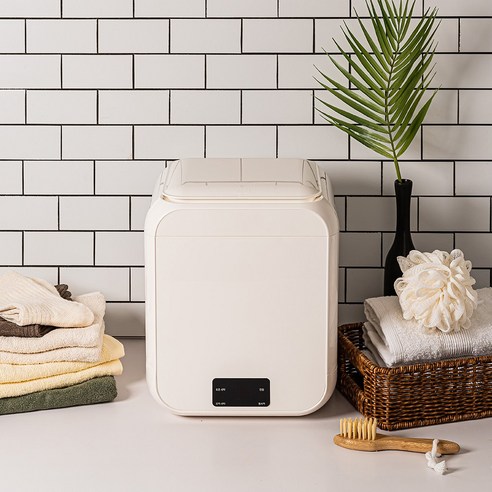 위생과 편리함을 동시에, 쉼공작소 미니밀리 UV 미니 세탁기