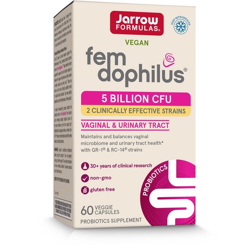 Jarrow Formulas 우먼스 펨 도피러스 유산균 캡슐, 60개입, 3개