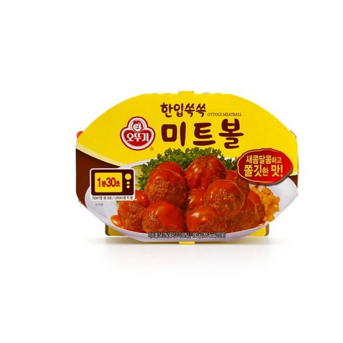 오뚜기 한입쏙쏙 미트볼(렌지), 180g, 1개