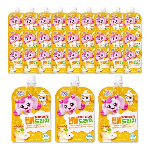 캐치티니핑 배도라지 음료수, 30개, 80ml