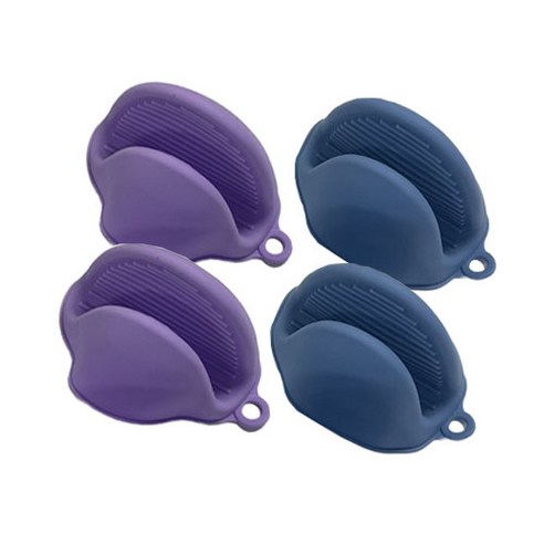 띠에르노몰 냄비손잡이 2set(4p), 보라+블루