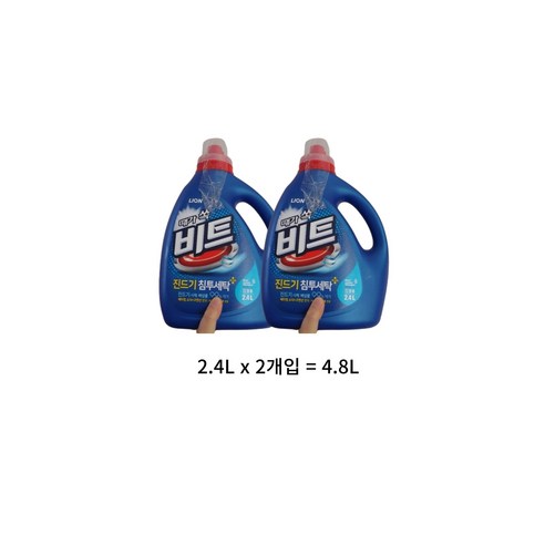 비트  비트 진드기 액상세제 일반용 본품, 2.4L, 2개