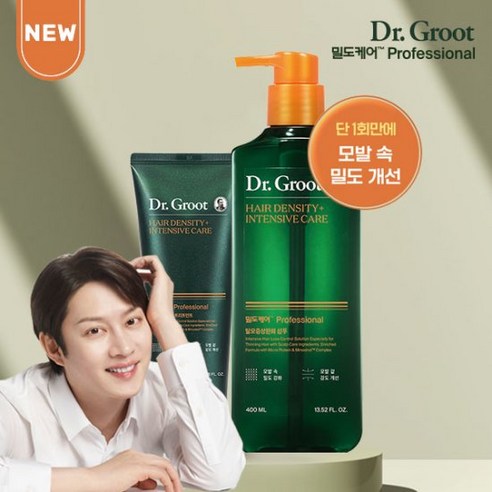 닥터그루트 밀도케어 프로 샴푸 400ml*1+트릿 200ml*1, 1개