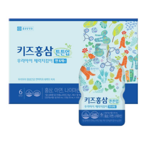 종근당건강 어린이 6년근 홍삼 20ML 30포, 600ml, 1개