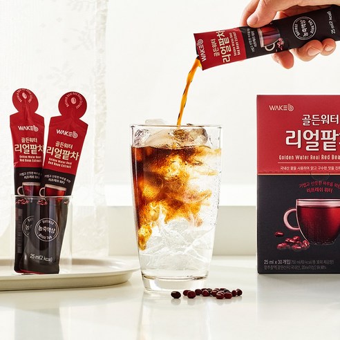 [웨이크비] 골든 워터 리얼 팥차 30T 리뷰후기