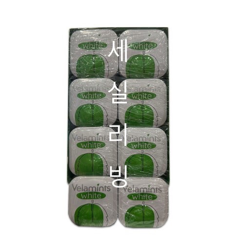 벨라민츠 슈가프리 화이트 스피어민트 껌, 40g, 2개