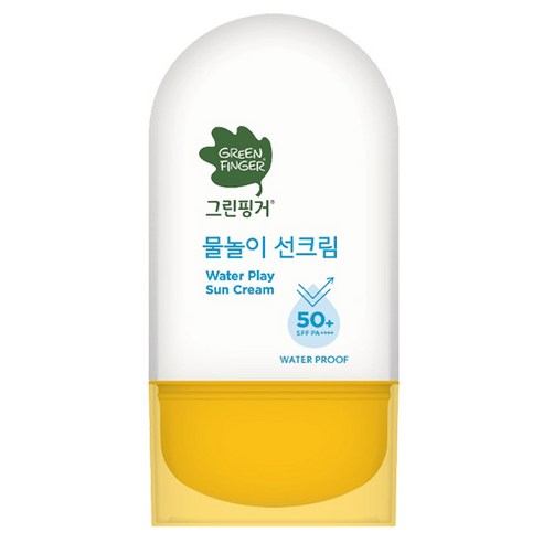 그린핑거 물놀이 선크림 워터프루프 SPF50+ PA++++, 5개, 50ml