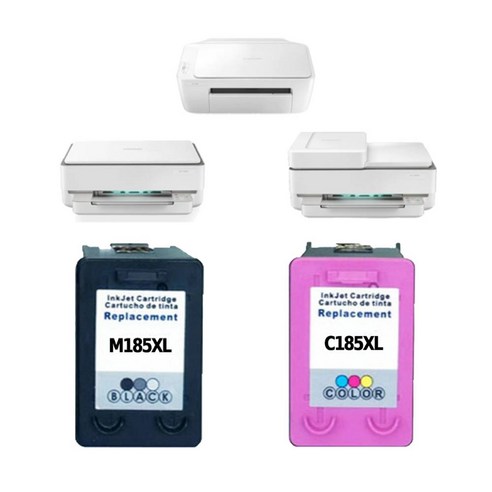 삼성 프린터 잉크 SL-J1680 호환 SL-J1780W SL-J1780DW SL-J1685 SL-J1683, 1개입, 컬러색 대용량 C185XL