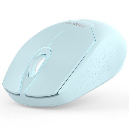 PANWEST BluetoothMouse 5.0 팬웨스트 블루투스 무선 마우스5.0 BT3050, Pale Blue
