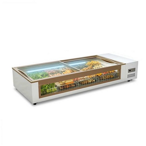 소형 반찬 냉장고 평대 쇼케이스 진열대 캐비닛 고기, 1.2m (95L)