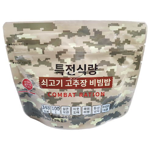 특전식량 쇠고기고추장비빔밥 100g, 1개