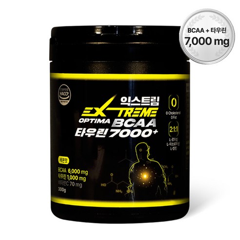 익스트림 OPTIMA BCAA 타우린 7000+, 300g, 1개