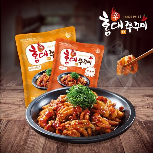 [KT알파쇼핑]홍대쭈꾸미 4팩 (300g), 300g, 2개