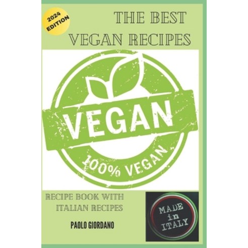(영문도서) Cooking for Beginners: Vegan Recipes: Recipe Book with Italian Recipes Paperback, Independently Published, English, 9798875739125