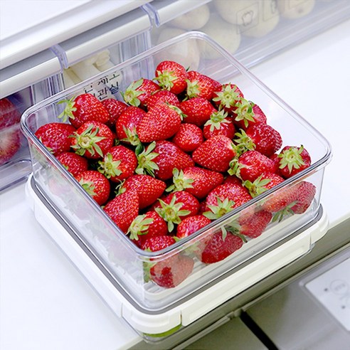 스카이락 점보 깔판 2호 3800ml 밀폐용기 야채 채소 용기, 그레이, 1개, 1개