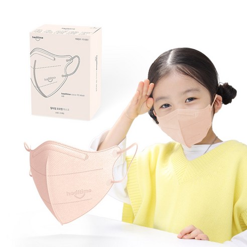코코핏 컬러 마스크 소형S 일회용 새부리형 숨쉬기편한, 1개, 25매입, 블러쉬베이지