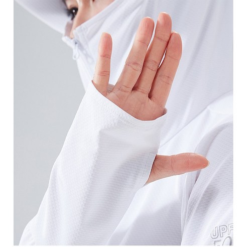 아트프레임 자외선차단 낚시 가디건 의류 모자 비치웨어 여성용, 파스텔블루