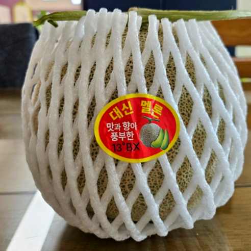 [국내산] 당도 선별 국내산 명품 머스크 메론 1.6kg 선물 세트1개 2개 메론 머스크메론 과일메론 melon 머스크멜론, 1개, 1.6kg (내외)