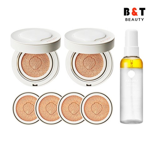 아트델리 세라믹 쿠션 본품 21호 x2 + 리필 x4 + 미스트 100ml 도자기쿠션광쿠션, 단품, 단품