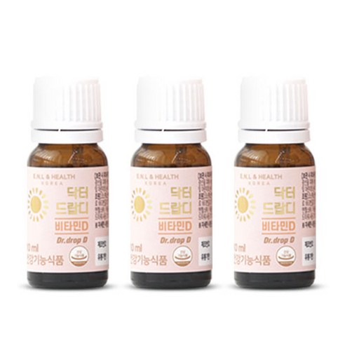 신생아비타민D 영유아 돌아기 영양제 액상 드롭형 비타민D3 닥터드랍디 10ml 4개월분, 3개