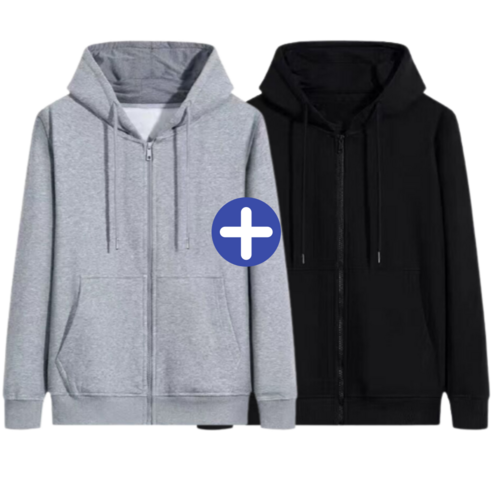 제이인터 기모후드집업 교복후드집업 커플 학생 공용