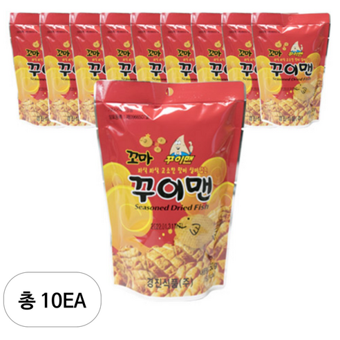 경진식품 꼬마 꾸이맨, 50g, 10개