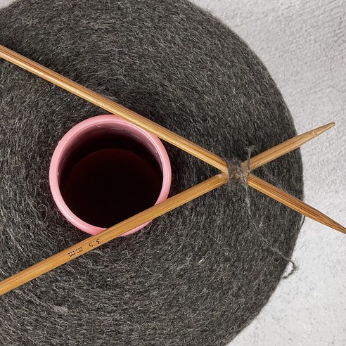 수입 캐시미어 24% (밀리터리) 550g 콘사 니트컨테이너 [2722], 1개