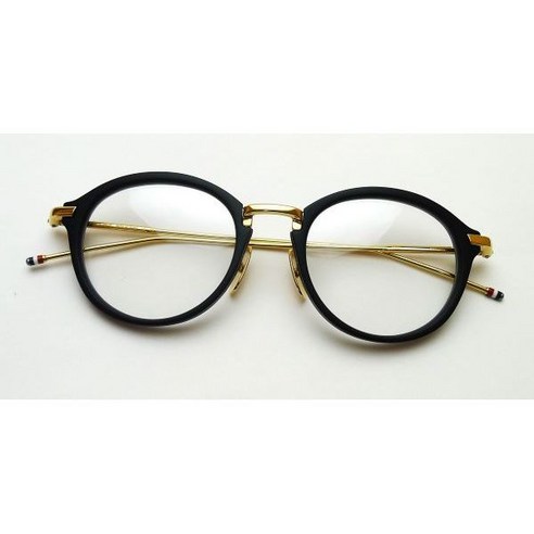 시대를 초월하는 우아함, 톰 브라운 UEO011A-410-49 Matte Navy & Gold 탐구 톰브라운안경테