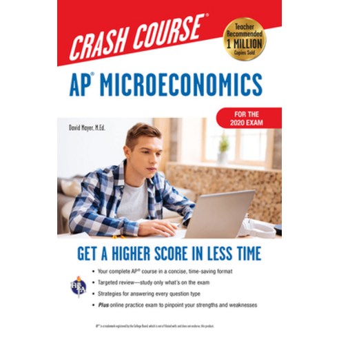 Ap(r) Microeconomics Crash Course for the New 2020 Exam Book + Online, Research & Education Associa..