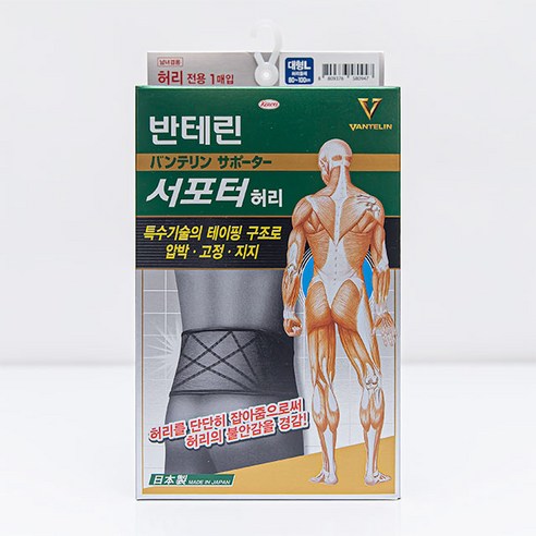 반테린 서포터 허리보호대, 1개