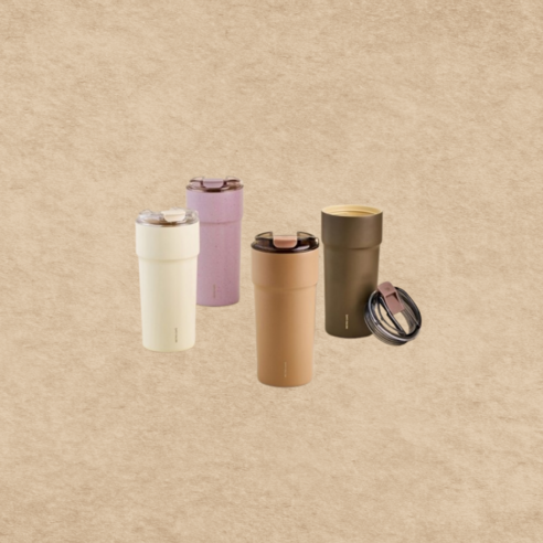 락앤락 메트로카페 세라믹 텀블러, 바이올렛라떼, 650ml, 1개