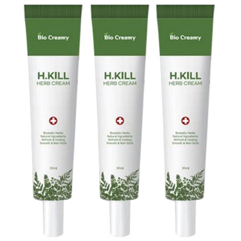바이오크리미 에이치킬 종합 허브크림, 30ml, 3개