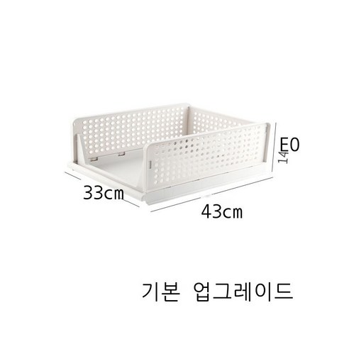 옷장 수납 신기 수납함 대학생 기숙사 층칸막이 옷 서랍식 수납함 비닐상자, 사이즈 설명, 업그레이드 노멀 - 다층 옷장 수납대