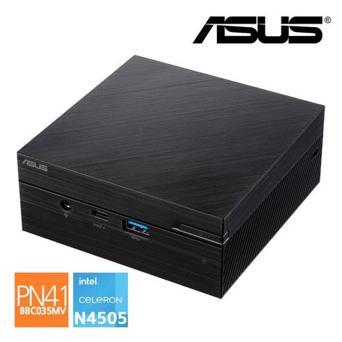 에이수스 ASUS 미니PC PN41-BBC035MV N4505 인텔 셀러론 CPU 베어본PC 컴퓨터, 단품