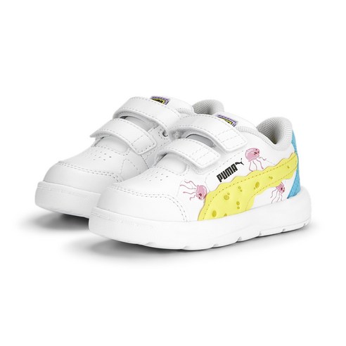 PUMA 키즈 x 스폰지밥 이볼브 코트 V Inf (39087101) 디스커버리키즈운동화 PUMA 키즈 x 스폰지밥 이볼브 코트 V Inf (39087101) 디스커버리키즈운동화