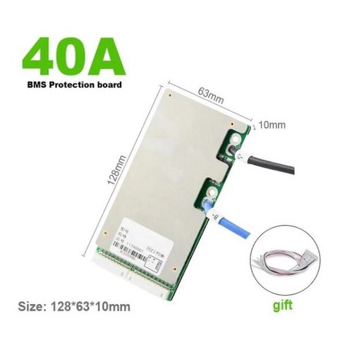 BMS 리튬 이온 po4 18650 배터리 보호 보드 균형 잡힌 공통 포트 드롭 라인 16S NMC LFP, 03 50A_04 20S Li-ion bms라인 Best Top5