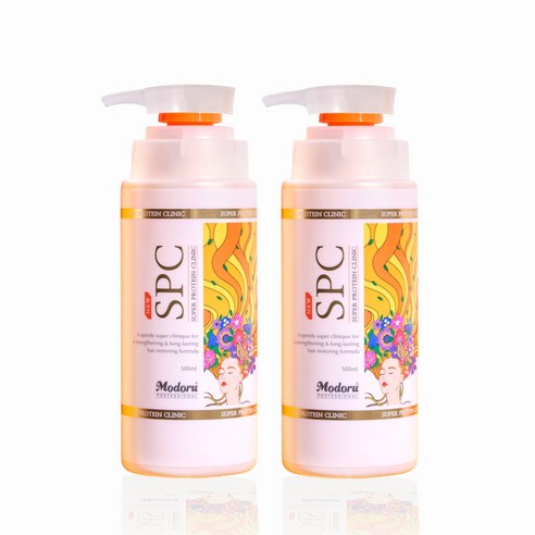 모도루 SPC 헤어클리닉 단백질 손상모트리트먼트 500ml 열펌손상모케어 푸석한모발, 6개