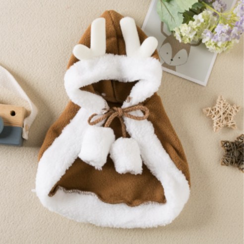 강아지 크리스마스 옷 산타옷 루돌프 고양이 망토 케이프 호랑이마켓, 6번