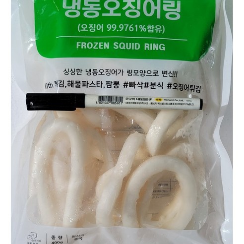 프라임 냉동 오징어링, 오징어링 400gr, 1개