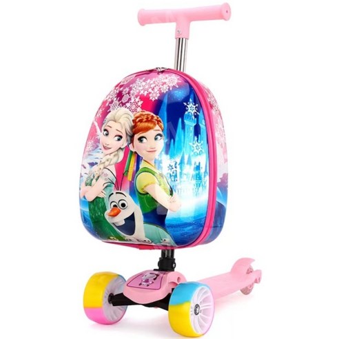 엘사의 마법이 담긴 씽씽카 캐리어로 특별한 여행을!