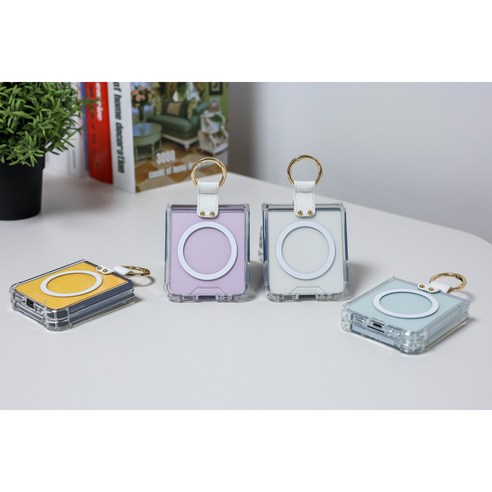 갤럭시 Z 플립5에 스타일, 보호, 편리함을 모두 제공하는 맥세이프 링핏 TPU PC 범퍼 케이스