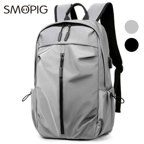 SMOPIG 남성용 대용량 여행용 백팩 출장용 15.6인치 노트북 가방