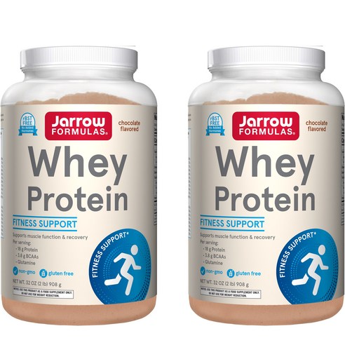 재로우 웨이 프로틴 파우더 단백질 보충제 초콜릿맛, 2개, 908g