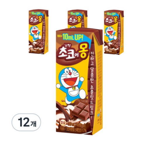 남양유업 초코에몽, 190ml, 12개